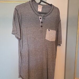 Gray Henley Shirt